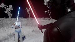 Rey vs Darth Vader (Accurate)