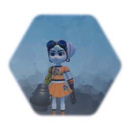 Rivet Quantum Cheerleader (with victory animations)