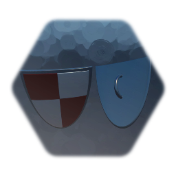 Simple paint herald shield