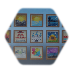 Emoji Sticker Paintings