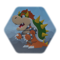 Paper Mario - Paper Bowser