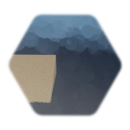 Sandstone Half-Ramp - 1x1x0,5