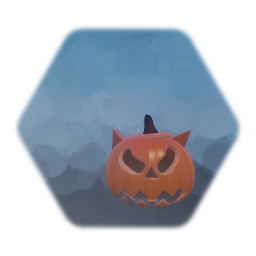 Remix of All Hallows' Dreams Pumpkin Template-Cat Demon