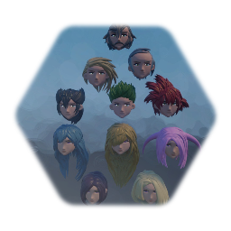 Asads Hairstyles Set 4