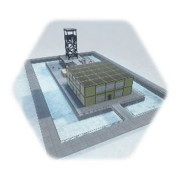 Warehouse with Watch Tower