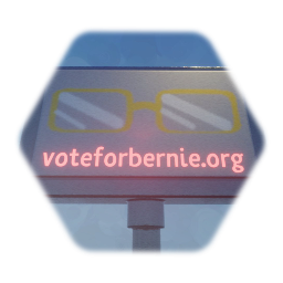 Metal Voteforbernie.org Sign