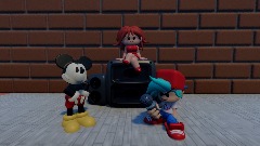 Friday night funkin micky mose Relly unhappy