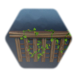 Wooden Trellis 3 Flower Vines