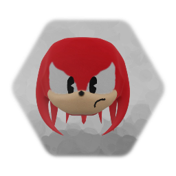 Knuckles head sculpt