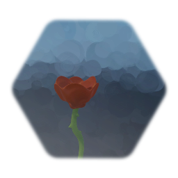 Red rose 3d