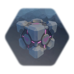 Portal Companion Cube (worn)