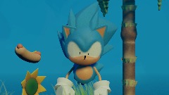 Sonic trys to get a hot dog (animation)