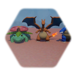 Pokémon - Charizard / Blastoise / Venusaur