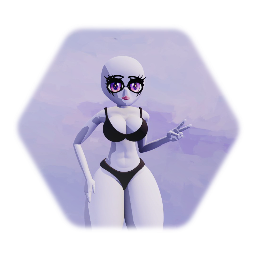 Female humanoid anime character base V2