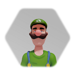 Unfinished Stylized Luigi