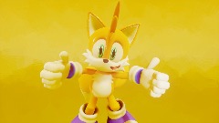 Miles Tails Prower Stylized art