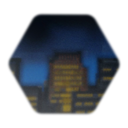 Remix of City skyline bakdrop night