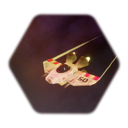 Retro space fighter