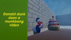 Donald duck does a munkbang video