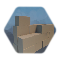 Stack of cardboard boxes