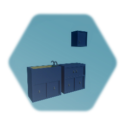 Navy Sailoring Kitchen Set