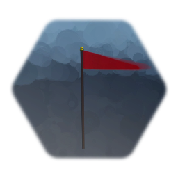 Red Waving Flag