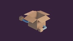 Small Tall Cardboard Box
