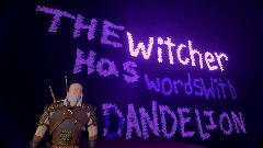 The Witcher has words with Dandelion