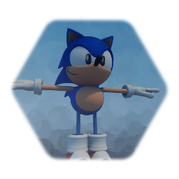 Unfinished 3D Blast Sonic Model but i made it even better