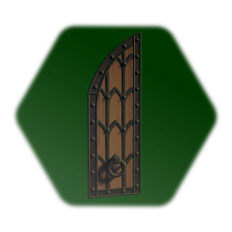 Metal & Wood Archway Door