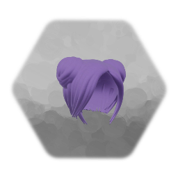 Short hair with space buns