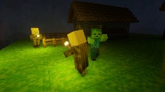 Minecraft Villagers VS Zombies Plains