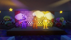 Fnaf pizzeria, party room