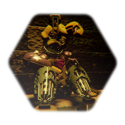 Stylized withered Springbonnie