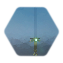 [ZK] Gold sword with Glowing Gem