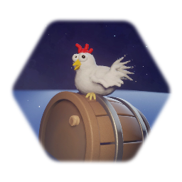 Chicken on a Barrel