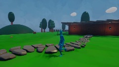 Escultura de Bloque cuadrado de hierba de jardín