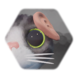 Cat with human ears