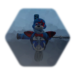 TEXTURED Shattered Glamrock Bonnie Model