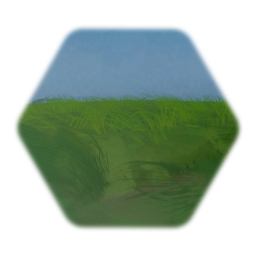 Large Hexagon Tile: Knee-High Grass