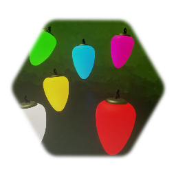 Colored little lights / bulbs ... for christmas tree