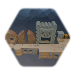 Ant Trooper Hill Assets - Super Mario