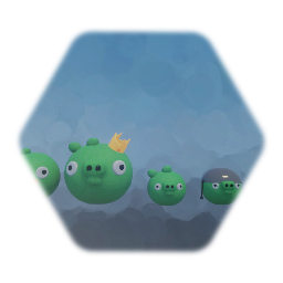 Angry birds pigs but better