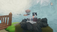 Silly Skeleton And A  Flying Ship