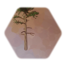Detailed Tree Sculpt - Skinny Pine
