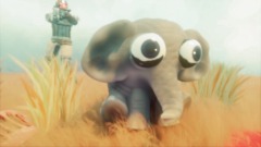 Baby Elephant bu-WAIT LOOK OUT OH NO