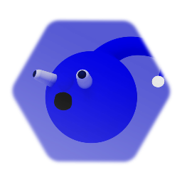 Blue bouncing rodekirby
