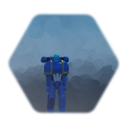 40K ultramarine V1 no helmet