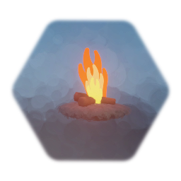 Camp Fire Cutout
