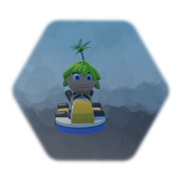Theo in a go Kart for ultra Kart mania